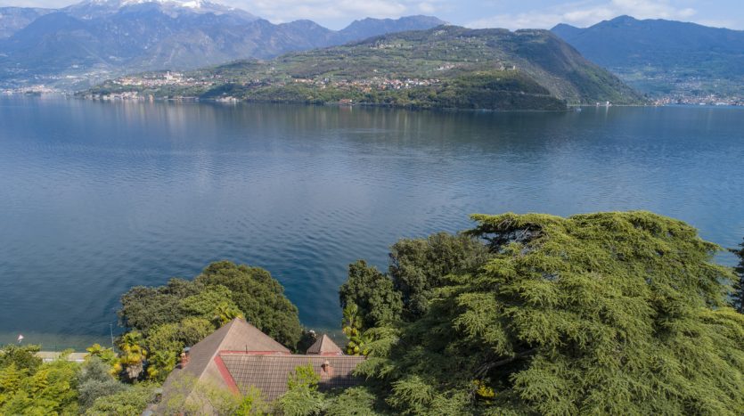 Villa Tavernola_Lago Iseo_vista lago