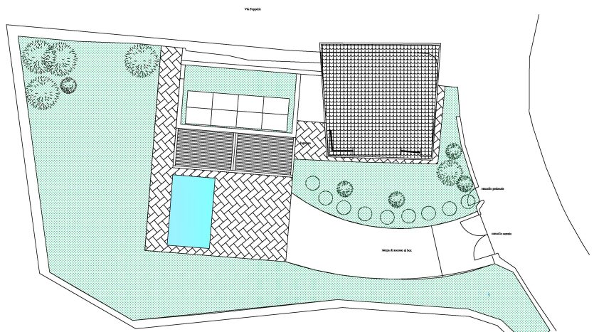 Solto Collina_Single villa_planimetry